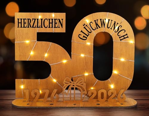 ARTREE Geldgeschenke Geburtstag Originelle Holz Schild Gästebuch Männer Frauen Jubiläum Tischdeko