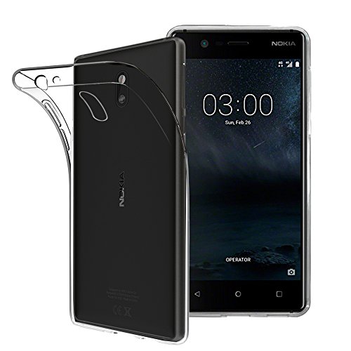 ebestStar - Funda para Nokia Nokia 3, Carcasa Silicona Transparente, Capa Protectora TPU Antigolpes, Slim Ultra Fina, Transparente