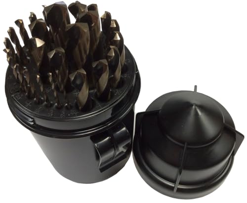 Drill America KFD29ML-PC 29 Piece Mechanics Length High Speed Steel Drill Bit Set In Round Case cover