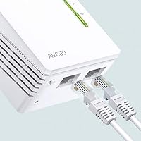 TP-Link WLAN Powerline Adapter Set TL-WPA4220 KIT(600Mbit/s, WLAN 300Mbit/s, Wi-Fi Clone, Fast-Ethernet-LAN, Plug&Play, Kompatibel mit Allen HomePlug AV/AV2 Powerline Adaptern) – Ansicht 5