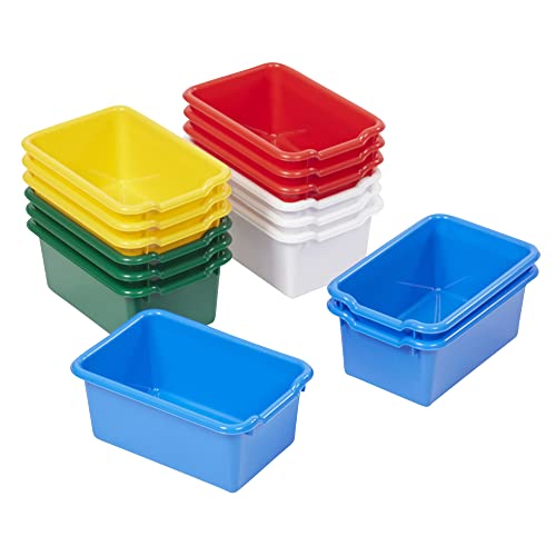 Bacs de rangement à l'avant pour compartiments de classe bacs empilables plastique