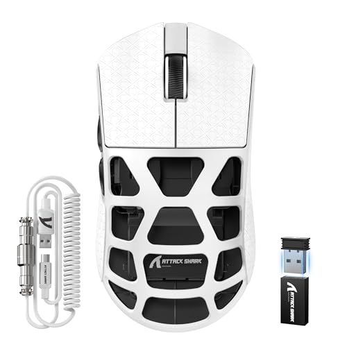 Souris sans fil ATTACK SHARK R3PRO pour un bureau gaming épuré