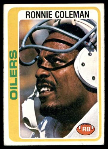 1978 Topps #258 Ronnie Coleman Houston Oilers (Football Card) GOOD Oilers Alabama A&M