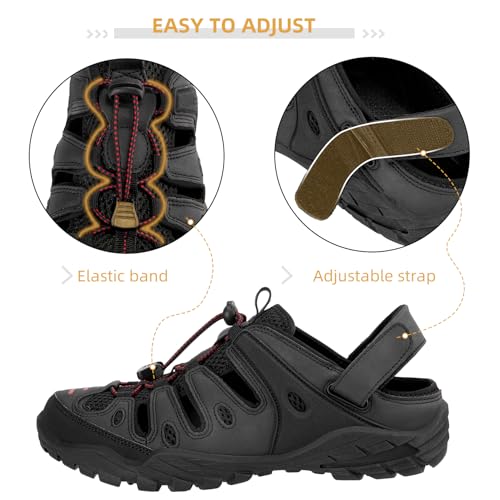 Men's Sandals, Premium Sports Sandals with Air Cushioning, Waterproof Outdoor Sandals for Hiking Walking Beach2