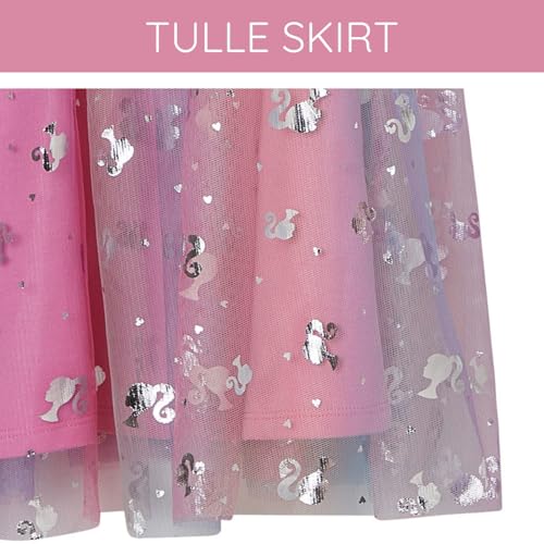 Barbie Girls Tulle Dress Toddler to Big Kid Sizes (2T - 14-16)3