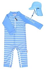 Blue Stripes With Sun Hat