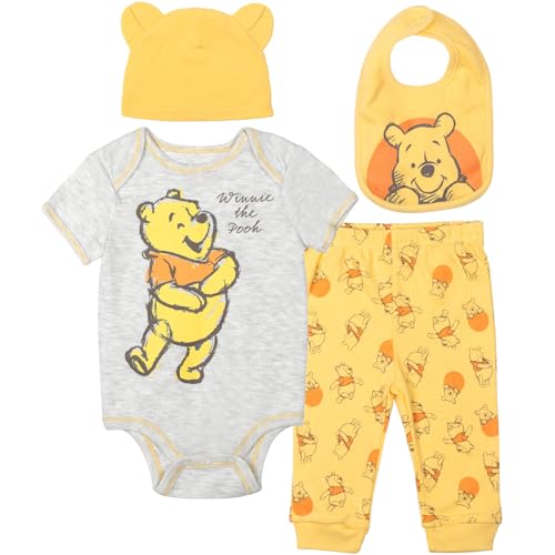 Disney Winnie the Pooh Baby Boy or Girl Oatmeal Yellow 0-3 Months