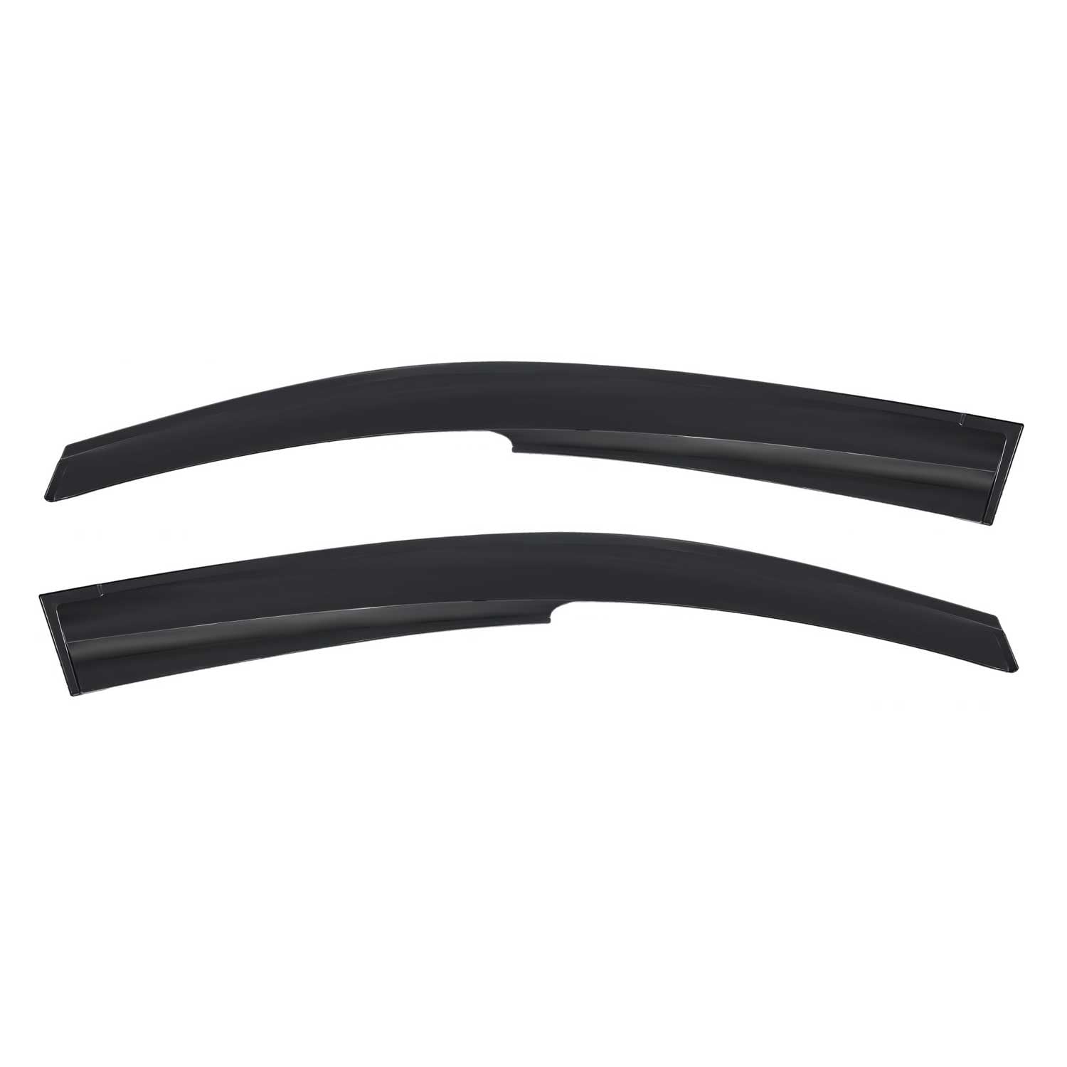 OMAC Deflectores Aire Regenabweiser Compatible con VW Caddy 2003-2025 Dunkel Acrílico 2tlg