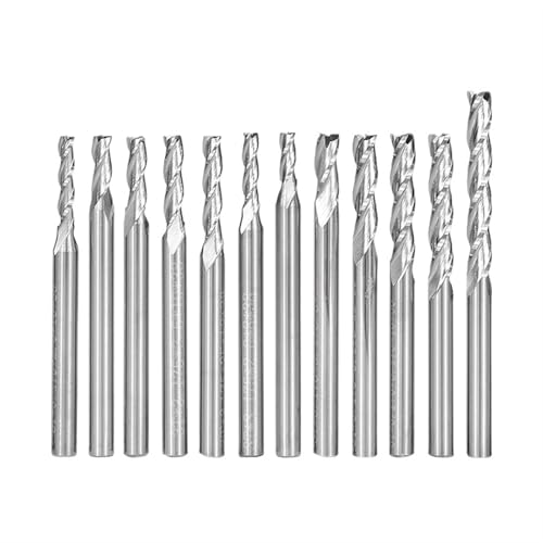 Fraise plate 3.175 mm carbure pour éliminer les éclats lors du fraisage des bois tendres