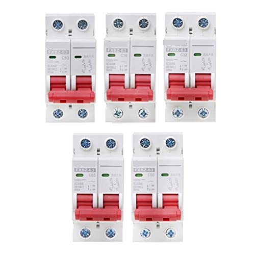 Disjoncteur CC interrupteur PV 1000V 50A protège onduleur contre court-circuit solaire 2P