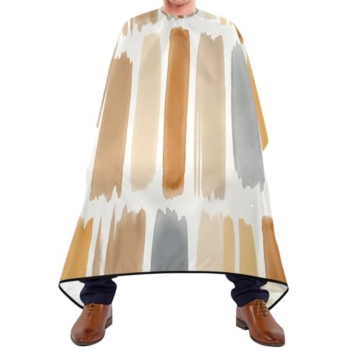 Capa de corte de cabello Qilmy Morandi Stripe 140x165 cm