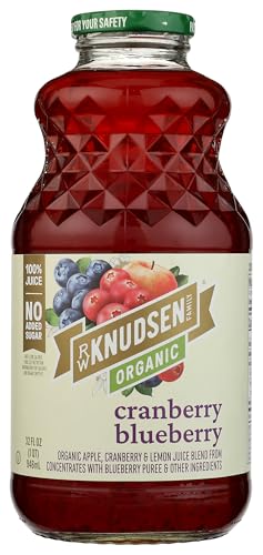 R.W. Knudsen Family Organic Cranberry Blueberry Juice Blend, 32 Ounces