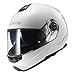 LS2 Helmets Modular Strobe Helmet (White - 2X-Large)