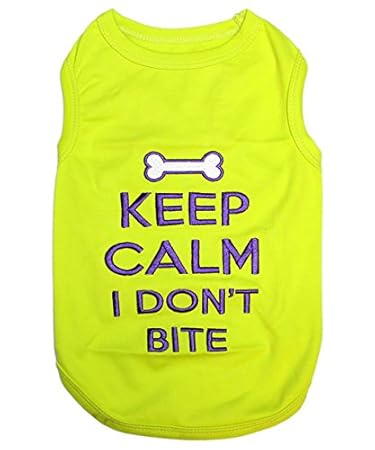 Parisian Pet Keep Calm T-Shirt, Large