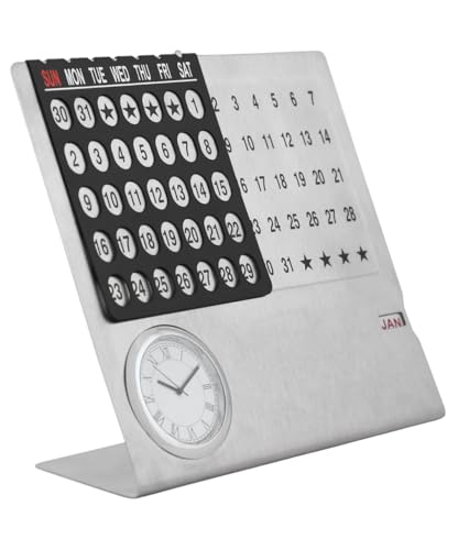 Lifetime Table Calendar, Perpetual Calender, Permanent Desk Calan...