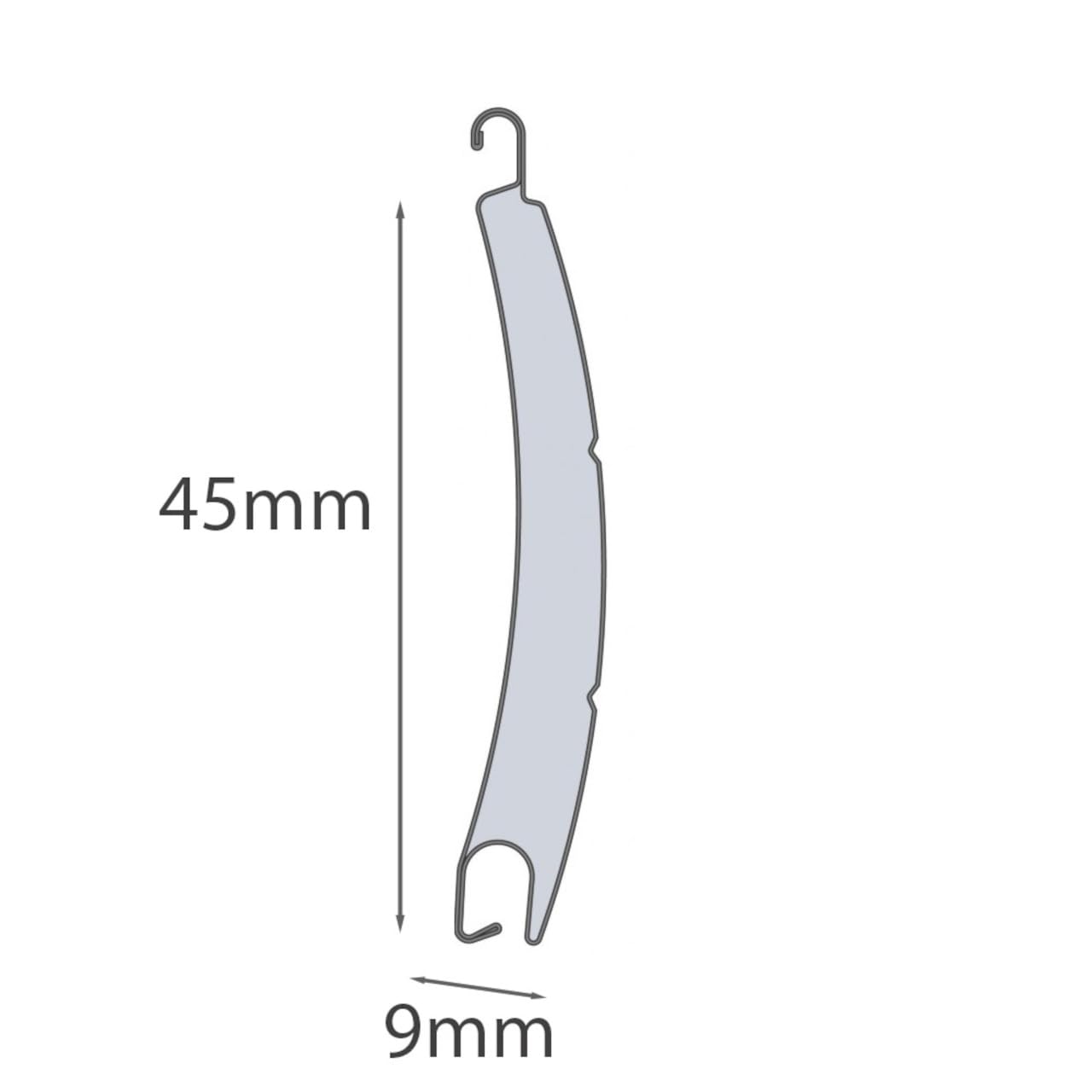 Rollo De Persiana Enrollable de Aluminio Térmico para Ventanas y Puertas. Lama Curva de Color Blanco. Medidas de Ancho 156 cm x 140 cm