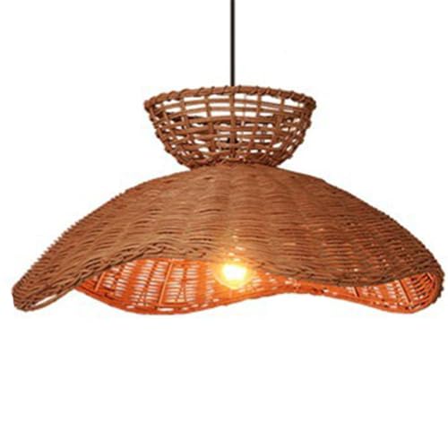 Suspension en rotin tropical pour illuminer votre îlot de cuisine