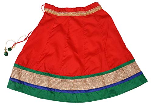 Image of DIAMO Girl's Cotton Lehenga Choli