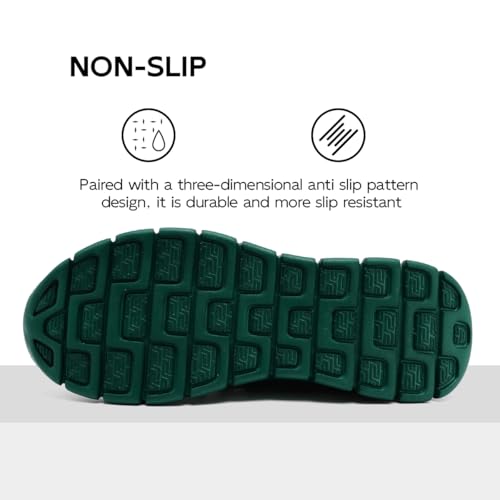 Image of Mens Walking Tennis Shoes Slip On Hiking Running Sneakers Non Slip Fitness Casual Workout Athletic Gym Lightweight Breathable Comfortable Trainers
