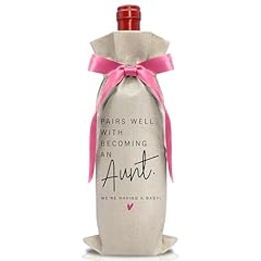 Pregnancy Announcement Wine Bag style 4
