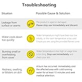 MOKANI Hot Water Bottle Belt, Wearable Long Hot Water Bottle with Cover for Women, Portable Natural Rubber Hot Water Bag with Soft Flannel Cover for Neck, Period Pain, Shoulder, Waist Warm - Image 9