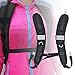 LCSVCCXA 2 Pack Adjustable Shoulder Straps for Backpack Dry Bag, Black Diving Fabric