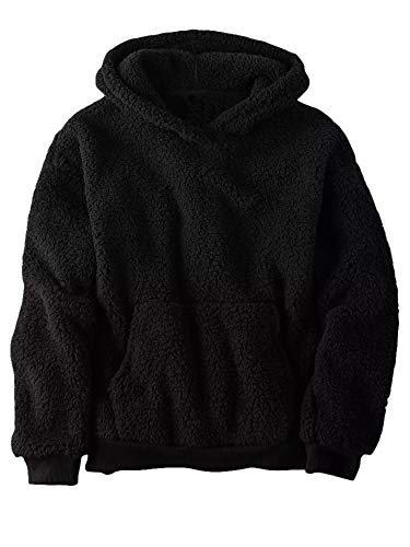 Image of Makkrom Boys Girls Sherpa Hoodies Fleece Hoodie Pullover Outfits for Kids