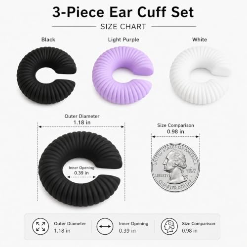 Image of Ear Cuff Set Non Piercing Stackable Clip On Earrings