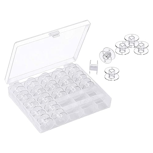 100 Bobinas para Máquina de Coser con 4 Cajas de Almacenamiento Transparente 5