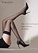 pekichichi Thigh High Stockings for Women Black Sheer Stay up Thigh High Stockings Opaque Thigh High Tights