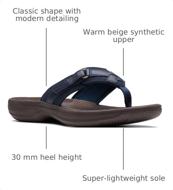 Image of Clarks Women's Breeze Sea Flip-Flop