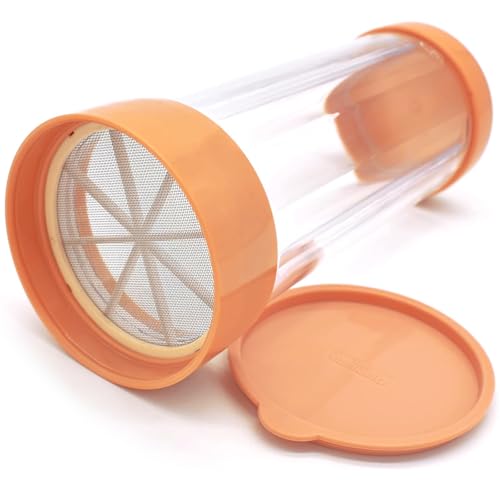 Yueser Puderzuckerstreuer, Mehlsieb Einhand Puderzuckermühle...