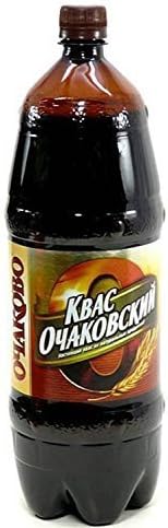 Imported Russian Bread Drink Kvas "Ochakovskiy" 2L (2 Pack) by Ochakovo