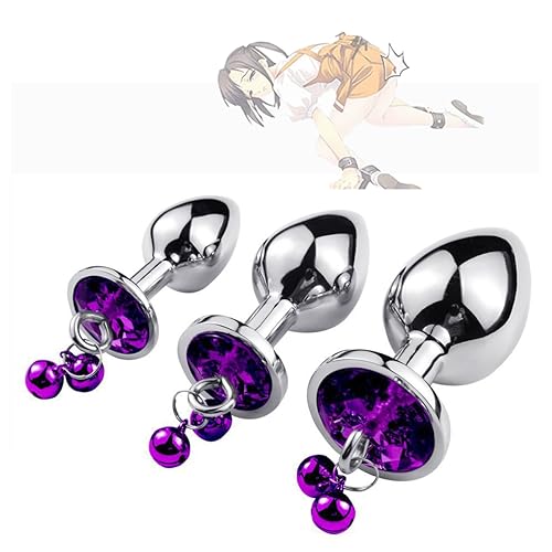 𝓐𝓷𝓪 𝓹𝓵𝓾𝓰 Donnant Un Rythme Léger Et élégant, 3 Cloches De Pierres Précieuses De Tailles Différentes En Acier Inoxydable.