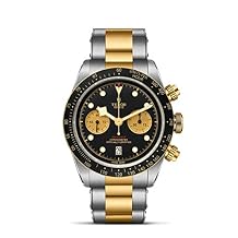 تيودور بلاك باي كرونوغراف S & أمبير ؛ G Gold Steel
