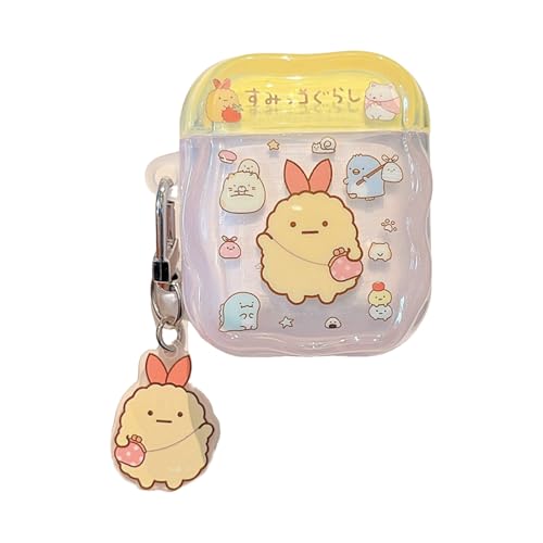 LYLIDIA ���킢�� �n�� �L�����N�^�[ AirPods pro2 �Ή� �P�[�X IMD�f�� AirPods Pro ��񐢑� �p �G�A�|�b�h�J�o�[ �[�d�֗� �����h�~ �ɏՐ� �����ȒP �y���_���g�t��