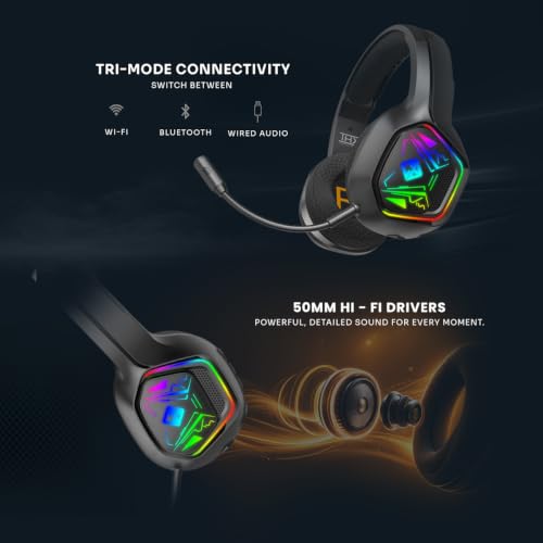 Cosmic Byte Store Cosmic Byte Immortal Wireless Gaming Headphone, - Image 4