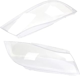 ヘッドライトレンズ フロントハウジング に適合する3シリーズ に適合するE90 に適合するE91 2006 2007 2008-2012 ヘッドライトカバー フェイスリフト カーヘッドランプシェード キセノンヘッドライト クリアレンズシェルカバー(Side Pair)