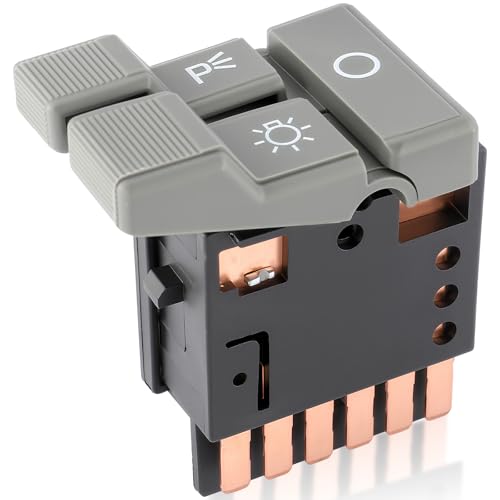 CARBBIA 15693548 Headlight Parking Light Rocker Switch Headlamp Switch Compatible with Chevy Compatible with GMC C1500 2500 3500 K1500 2500 3500 1990-1994 15693540 19245374 DS647 D1538