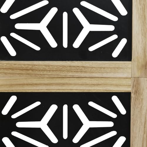 Paravent pliable 6 panneaux pour séparer une pièce sans travaux écran intimité bois massif - 7