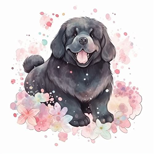 Image of Yoonek Graphics Newfoundland Dog Vinyl Decal Sticker for Car, Laptop, Tumbler, More. #009815-4 inch