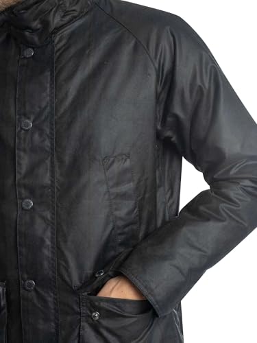 Barbour Men's Bedale Modern Check Wax Jacket4