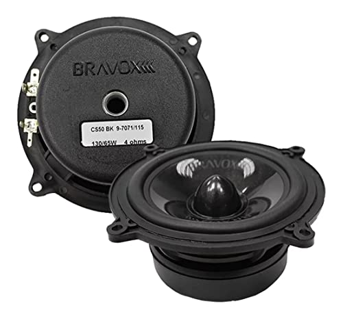 Kit 2 Vias, Bravox, Cs50 Bk, Car Audio Or Theater