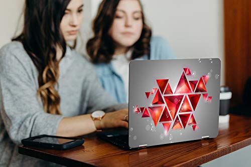 Image of Galaxsia Triangle Pattern Vinyl Laptop Skin /Sticker /Cover /Decal Compatible for Any 13 to 13.3 Inches Laptop (Hp /Dell /Sony /Acer /Lenovo /Asus. Etc) Or Notebook.