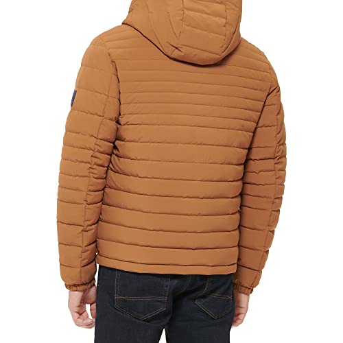 Image of Tommy Hilfiger Men's Stretch Poly Hooded Packable Jacket