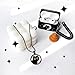 Seawah Cat Necklaces for Teen Girls & Boys(Black) - Fun Valentines Gifts for Cat Lovers - Cute Jewelry for Women - Goth Accessories - Whimsigoth Idea