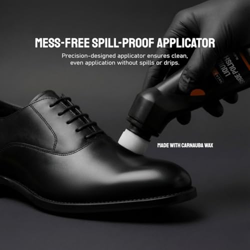 Image of SNEAKARE Liquid Shoe Polish, 100 ml - Water-Based Formula with Spill-Proof Applicator