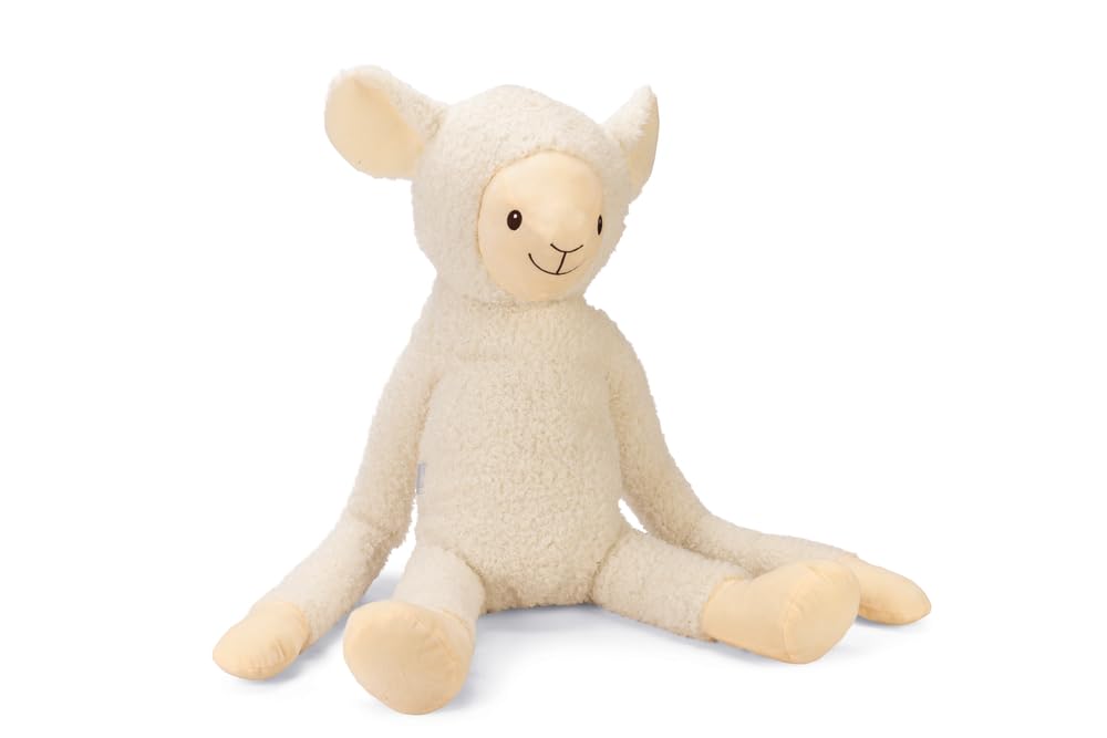 Jouet en peluche pour chien Beeztees Jessy mouton blanc XL 80cm