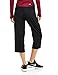 Athletic Works Womens Active Knit Capri (X-Large, Black)