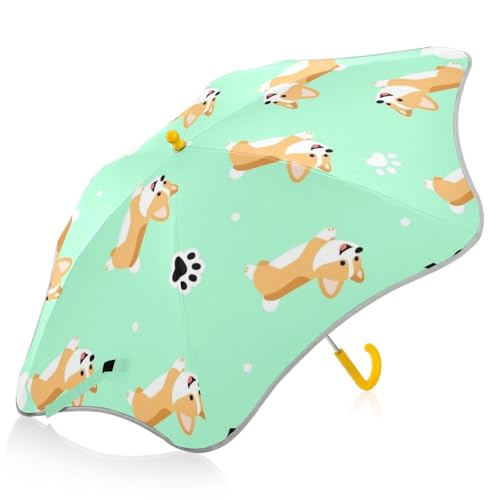 Paraguas infantil para exteriores con estampado de perros pequeños 2